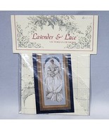 VTG Lavender &amp; Lace Counted Cross-Stitch Pattern Chart White Lace 1996 S... - £8.68 GBP