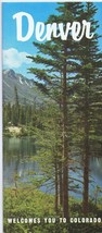 ORIGINAL Vintage 1950s Denver Colorado Travel Brochure - £10.11 GBP