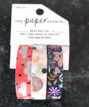 The Paper Studio 3 pc Washi Tape - £1.87 GBP