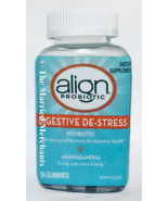 Align Probiotic Gummies Digestive De-Stress + Ashwagandha 50 each 12/202... - £12.54 GBP