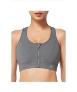 Yvette Zip Front Sports Bra - High Impact Sports Bras for Women Plus Size - $29.70