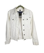 Eddie Bauer Women&#39;s White Denim Jacket NWT Size M - $738.14 MXN