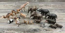 Huge Lot Of 20 SCHLEICH Wild Safari Animals Collectible Elephant, Giraffe, Hippo - £57.30 GBP