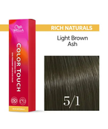 Wella Professionals Color Touch Hair Color - 5/1 Light Brown/Ash  - €23,19 EUR Wella Professionals Color Touch Hair Color - 5/1 Light Brown/Ash  - €23,19 EUR