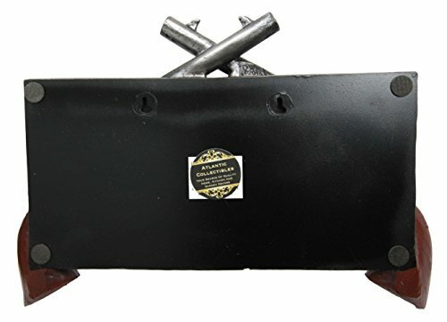 Ebros We Don't Dial 911 Warning Dual Gun Revolver Sign Wall Door Mount Plaque Item image 7