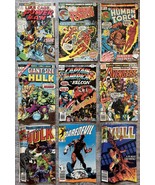 MARVEL VINTAGE LOT of 9 Avengers, Human Torch, Hulk, etc Comic Books [19... - $848.01 MXN