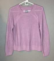 GAP WOMEN&#39;S TEXTURED SWEATER Color Orchid Haze Size Small - £14.71 GBP