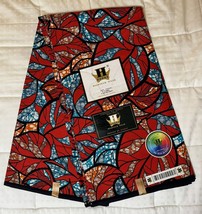 Ankara/Kitenge Fabric from Tanzania, 6 Yards of African Wax Print, 100% cotton - $54.45