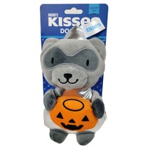 Hersheys Kisses Raccoon Stuffed Plush Squeaky Dog Toy 8 in Crinkle New - £8.83 GBP