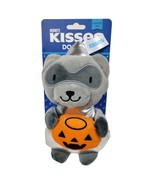 Hersheys Kisses Raccoon Stuffed Plush Squeaky Dog Toy 8 in Crinkle New - £8.89 GBP