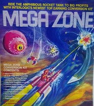 Mega Zone Arcade Flyer Retro Vintage Retro Video Art Original 8.5&quot; x 11&quot; Promo - £17.51 GBP