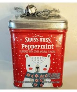 SEALED Swiss Miss PEPPERMINT Hot Cocoa Mix Red Polar Bear Christmas TIN ... - £11.80 GBP