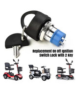 Ignition Switch Lock Replacement On Off with 2 Key For Pride Mobility Sc... - $308.67 MXN