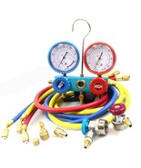R410A R134A HVAC AC MANIFOLD GAUGES W/3 CHARGE HOSES Quick Adapter ACME ... - $83.33 CAD
