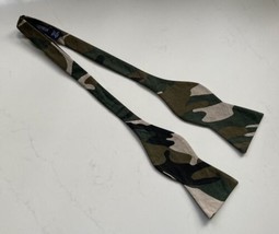 Daniel Cremieux Camouflage Camp Bow Tie Cotton - £9.98 GBP