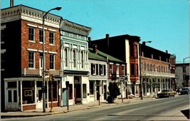 Hannibal Missouri Mark Twain&#39;s Main Street Downtown Businesses Vintage Postcard - £7.51 GBP
