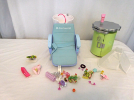American Girl Doll Furniture Spa Chair Hair Washing Sink Salon Center + ... - $27.72