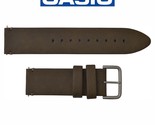 Genuine CASIO G-SHOCK Brown  Leather Watch Band Strap Pro Trek PRG-600YL... - £47.14 GBP