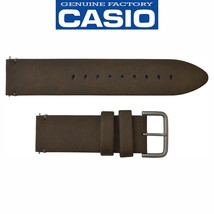Genuine Casio G-SHOCK Brown Leather Watch Band Strap Pro Trek PRG-600YL 24mm - £48.67 GBP