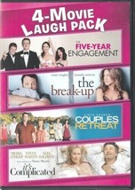 4 Movie Laugh Pack Couples Retreat, The Break Up, Its Complicated The Five M21 - £7.58 GBP