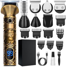 Beard Trimmer For Men Cordless, 6-In-1 Electric Mens Hair Clippers,Profe... - £32.73 GBP