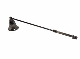 Charles Sadek Silvertone Bell Style Candle Snuffer Tarnished - £7.91 GBP