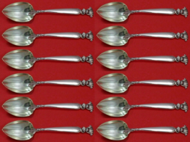 Romance of the Sea by Wallace Sterling Grapefruit Spoon Custom Set 12 pcs - €1.015,84 EUR