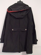 Larry Levine Women&#39;s Swing Raincoat with Hood, Black, Small - £23.56 GBP