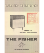 Fisher Series 610 High-Fi Radio-Phonograph Operator Guide PDF Copy 4G US... - $26.67 CAD