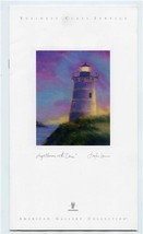 American Airlines Business Class Menu Lighthouse on the Dune Cover 1998 - £10.95 GBP