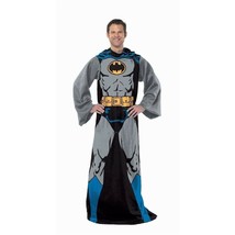 Batman Adult  Blanket Robe with Sleeves - £35.37 GBP