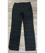 Soft Surroundings Pull On Black/Grey Knit legging Pants  Size XS Style #... - £21.90 GBP