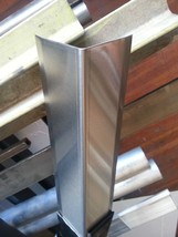 1 Pc of  16ga Stainless Steel Corner Guard Angle 2 1/2" x 2 1/2 x 72" -hug edge- - £217.50 GBP