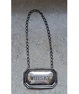 Rare Solid Silver Hallmarked Birmingham Whiskey Enamel Decanter Label -
show ... - $55.00