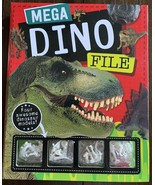 Mega Dino File Make Believe Ideas Ltd. 4 Dinosaur Models, Poster, Facts ... - £13.57 GBP