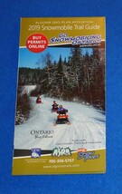 Brand New Ontario Algoma SNO-PLAN Affiliation 2019 Snowmobile Trail Guide Map - £3.13 GBP