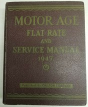 1947 Motor Age Flat Rate and Service Manual - Covers 1938 to 1947 - £39.00 GBP