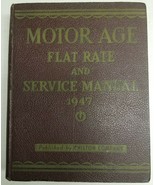 1947 Motor Age Flat Rate and Service Manual - Covers 1938 to 1947 - $49.50