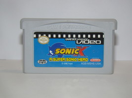 Nintendo Gameboy Advance Video - Sonic X - A Super Sonic Hero (Cartridge Only) - $12.00