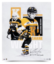 Shane Wright Autographed &quot;All-Time RC Goal Leader&quot; 16&quot; x 24&quot; Photo UDA L... - £493.51 GBP