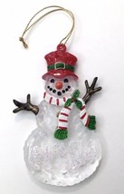 Vintage Kurt S. Adler Let it Snow Snowman Christmas Tree Ornament 4.5&quot; - £8.49 GBP