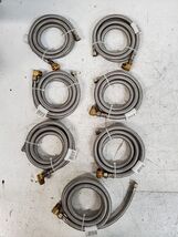 7 Qty Supco Stainless Steel Hose with Ebow 3/8"x3/8" | 1406DWSS (7Qty) - $40.12