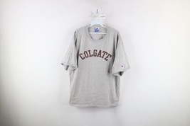 Vtg 90s Champion Mens 2XL Distressed Spell Out Colgate University T-Shirt USA - $44.50