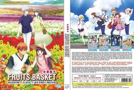 Anime Dvd~English Dubbed~Fruits Basket Season 1-3(1-64End+Movie)All Region+Gift - £23.41 GBP