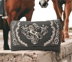 Horse Wallet Western Crossbody Women Wristlet Clutch Small Purse Cowgirl... - £21.23 GBP