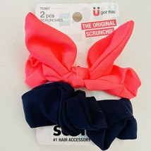 2 pc Scrunchies by Scunci, Pink and Blue - £8.54 GBP