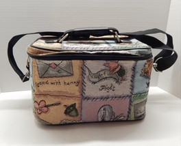 Disney Winnie the Pooh Tapestry Luggage Travel Cosmetic Make-Up Bag Case - £63.94 GBP