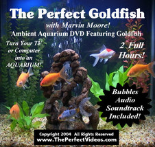 Virtual AQUARIUM DVD Fish Tank Video Real Goldfish with Bubbles Audio Soundtrack - £6.75 GBP