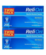 ReliOn Sterile Alcohol Swabs, Twin Pack, 400 Count - $14.40 CAD