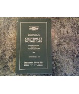 Chevrolet car owners instruction manual --  issued September 1931  - $951.63 MXN